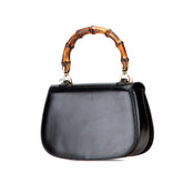 グッチ バンブー ハンドバッグ ショルダーバッグ 2WAY 00020460188 ブラック レザー レディース GUCCI 【中古】